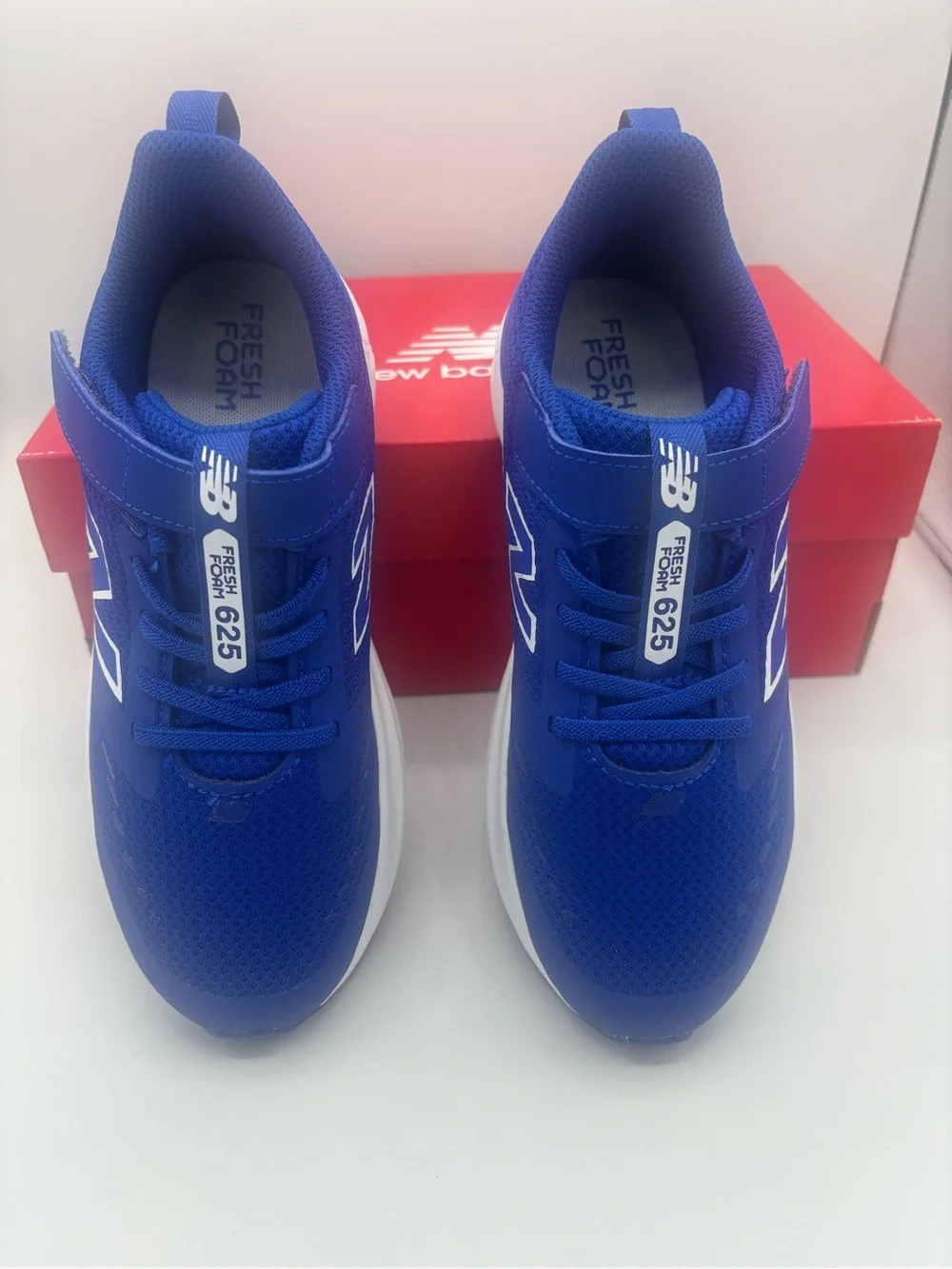New Balance Fresh Foam 625 Kids Blue Athletic Sneakers Size 3 WIDE NWT